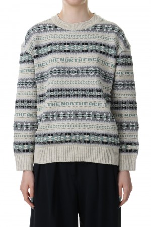 GORE-TEX INFINIUMTM Fair Isle  Sweater -BEIGE(NT6300N)