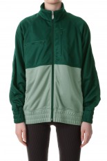Polyester Linen Jersey Track Jacket -GREEN(NP2314N)