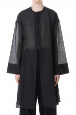 Shear Summer Gown -BLACK(460GSL30-0550)