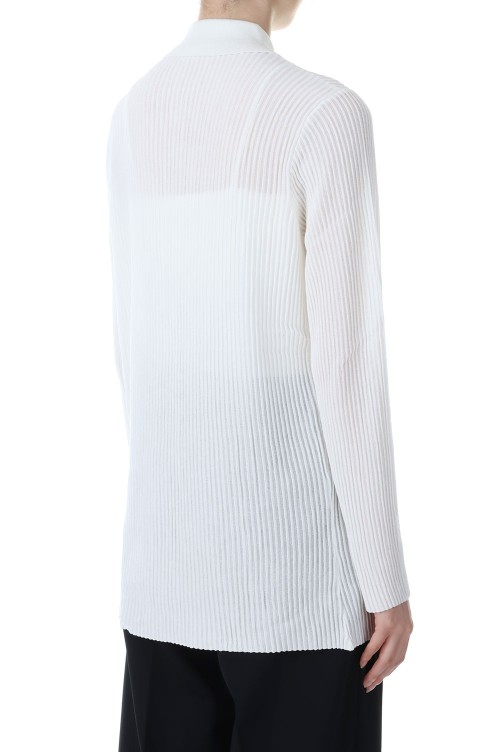 Broad Stitch Rib Knit CD -WHITE(460GSS70-0170) | セレクトショップ