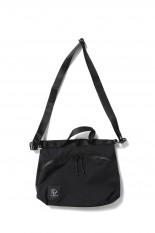DOUBLE FLAP SACOCHE - BLACK (22AAB-026)
