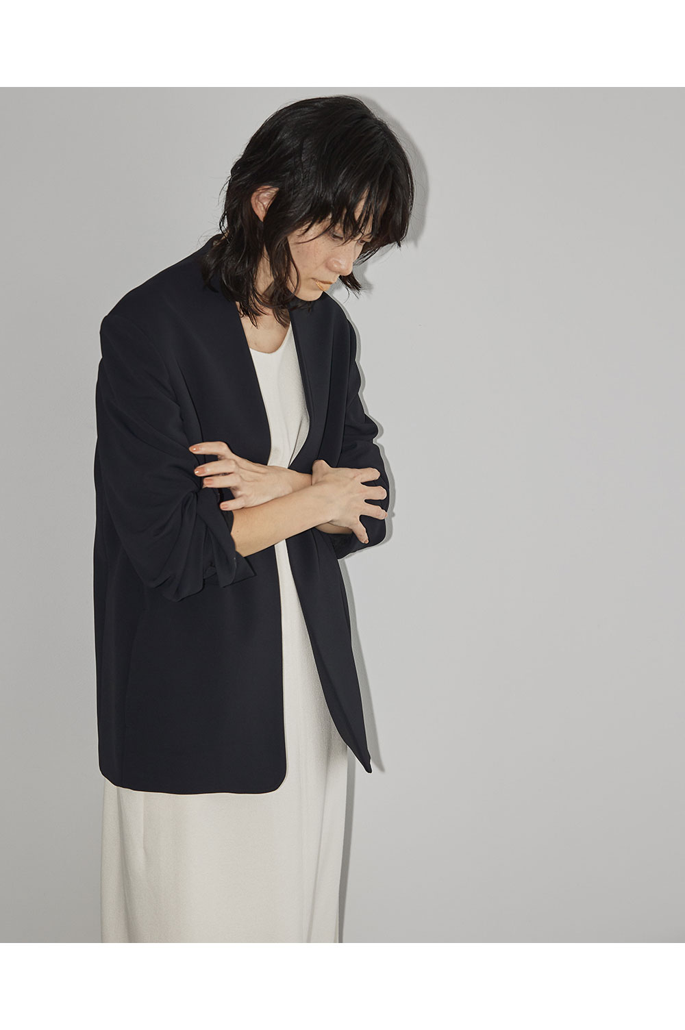 超ポイント祭?期間限定】 Collarless 直販限定 Collarless Twill