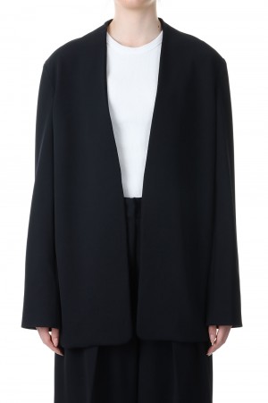 Collarless Twill JK -BLACK (12310109) | セレクトショップ