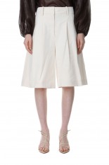 Doubletuck Half Pants -ECRU (12310708)