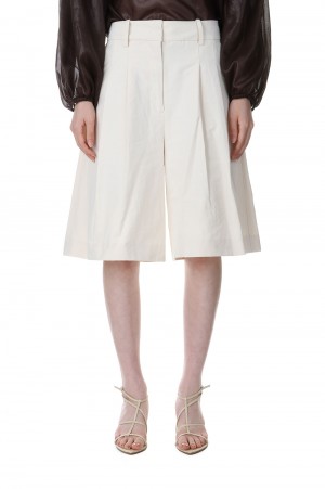 Doubletuck Half Pants -ECRU (12310708)