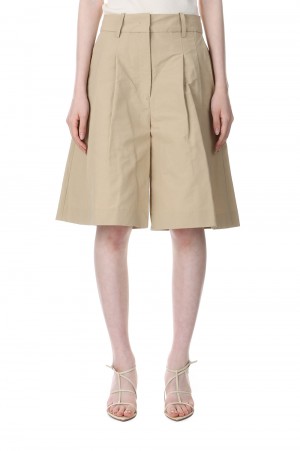 Doubletuck Half Pants -NATURAL (12310708)