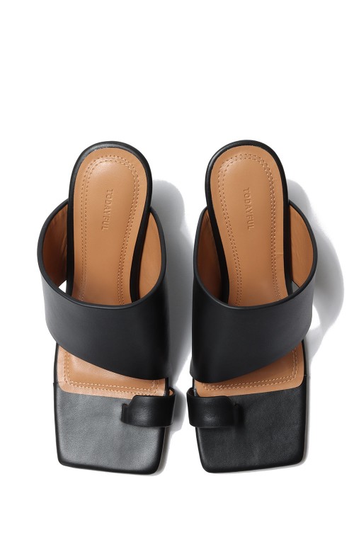 メーカー直配送 TODAYFUL Squaretoe Leather Sandals サンダル