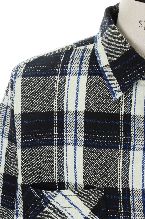 N.HOOLYWOOD COMPILE × BIC MAC SHIRT(2231-SH30-021) -BK CHECK