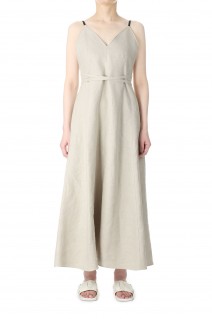 Linen Flare Camisole Dress(E23SS/D-02/01)