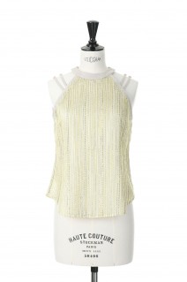 Slub Stripe Tops -YELLOW STRIPE(E23SS/T-07)
