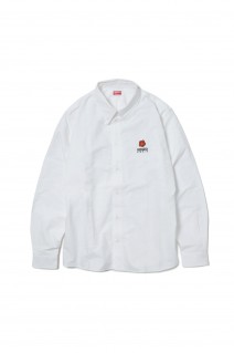 Boke Flower Crest Casual Shirt M(FD55CH4109LO)-WHITE-