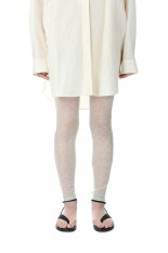 Marble Printed Plaid Sheer Leggings -Mint Green (MM23SS-JS057)