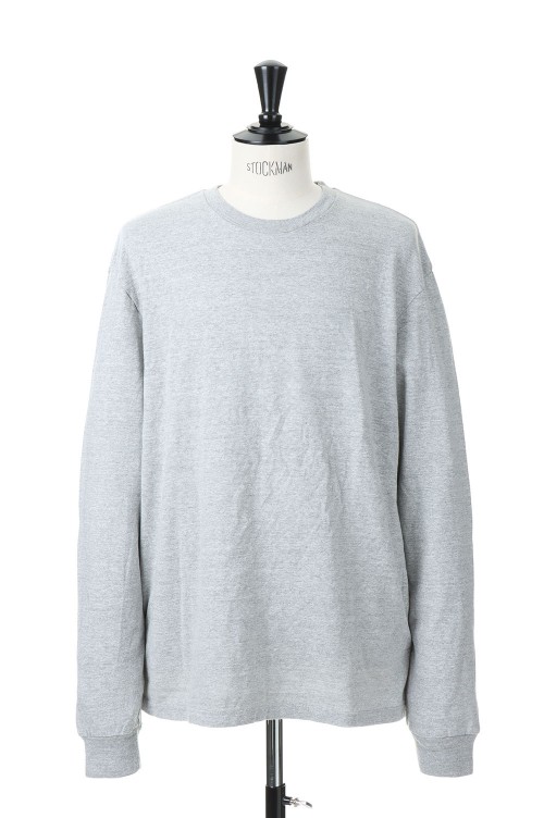 Cotton Rayon Long Sleeve T-Shirts(US2296)-004/GRAY- | セレクト