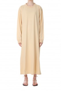 back open long sleeve dress T -Desert (TS0704-SS23)