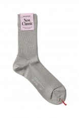 glitter ribbed socks -SILVER(176N1/1GL2-20C)