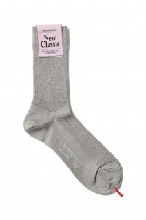 glitter ribbed socks -SILVER(176N1/1GL2-20C)