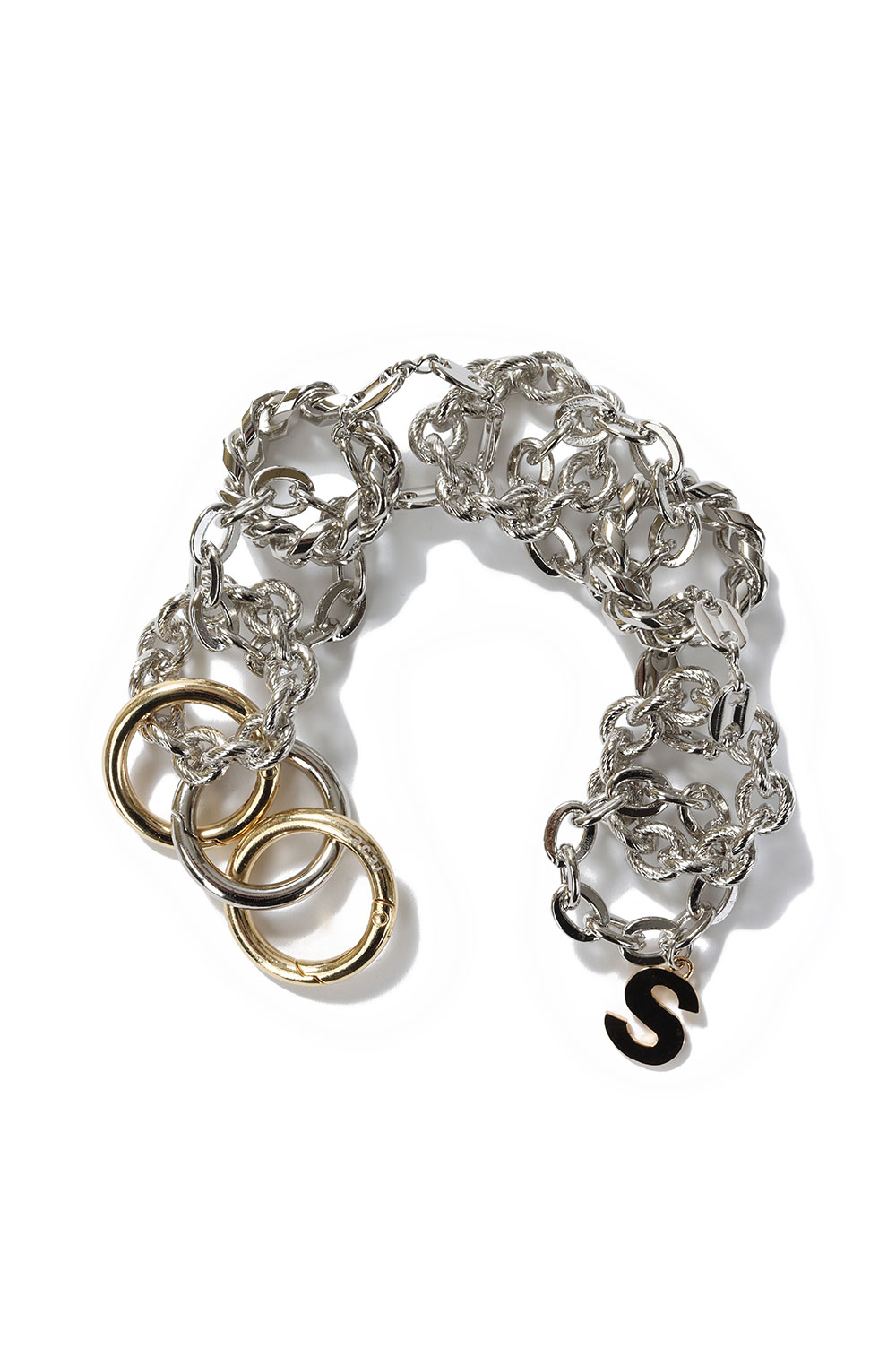 Chained Chain Bracelet -Silver (23-06733) | セレクトショップ 