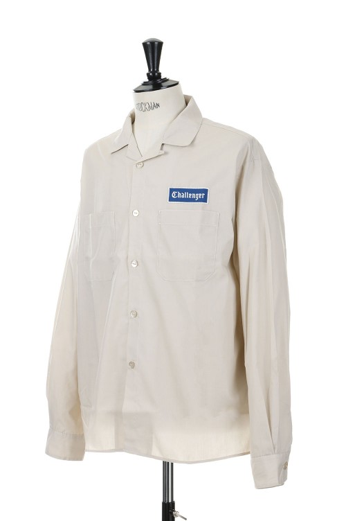 CHALLENGER L S WORKER SHIRT (BEIGE) シャツ | inventiontherapy.com