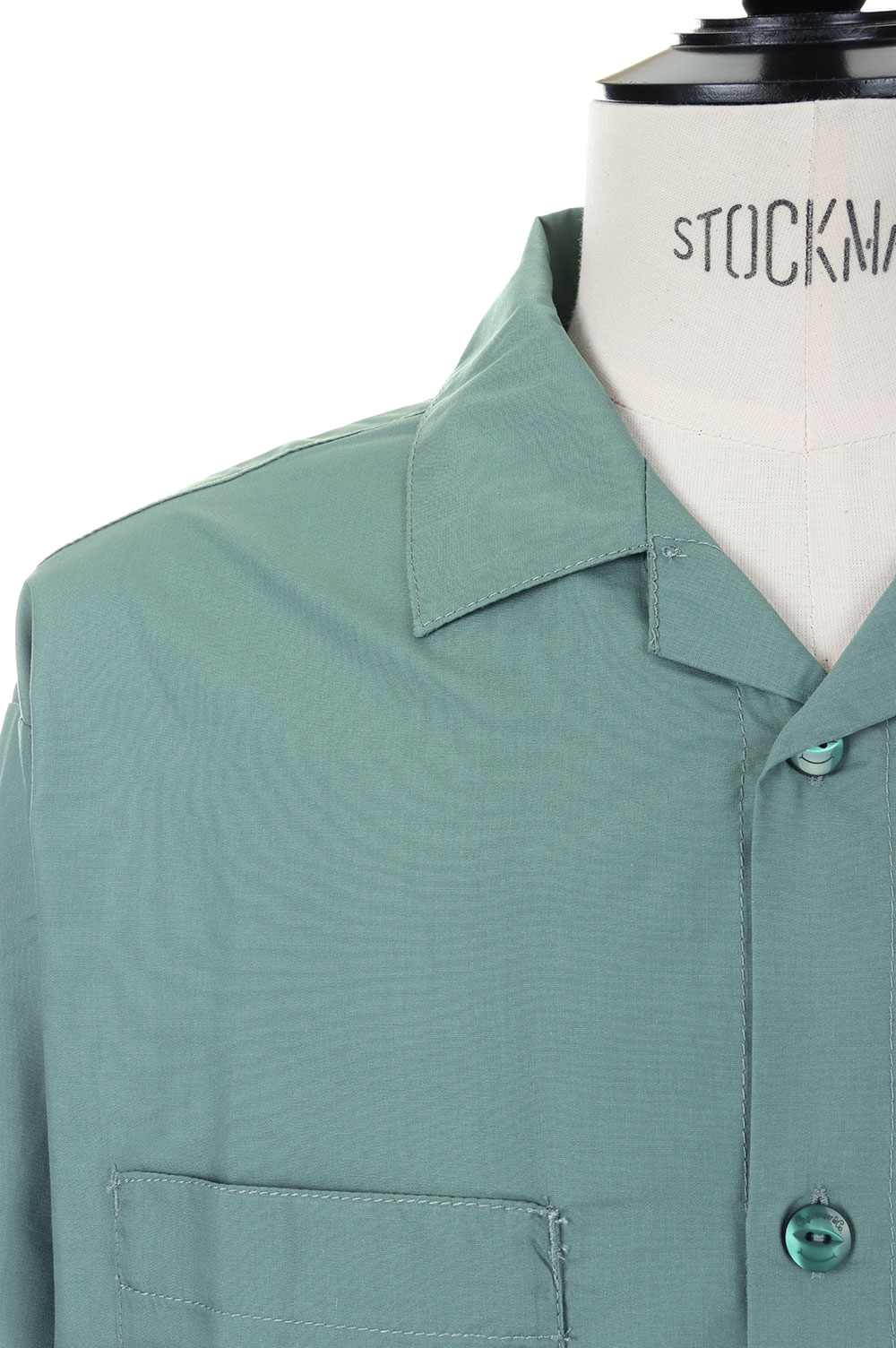 L/S WORKER SHIRT / DARK GREEN (CLG-SH 023-001) | セレクトショップ