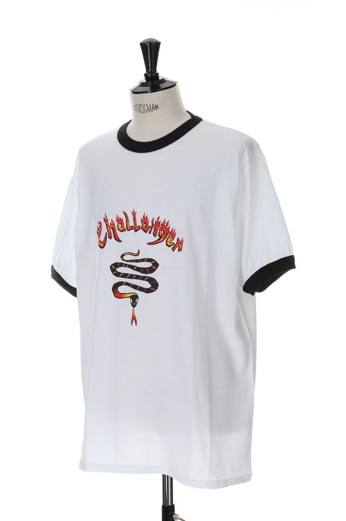 CHALLENGER BURNING SNAKE RINGER TEE 長瀬 www.krzysztofbialy.com