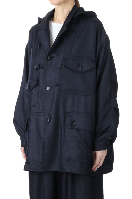 W's TECH SAFARI JACKET -D.Navy (BJ-52023L) | セレクトショップ