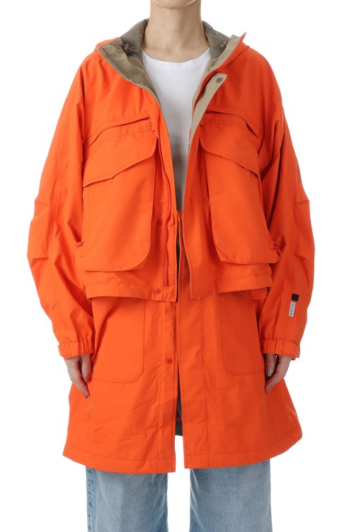 W's GORE-TEX INFINIUM TECH 3WAY WADING PARKA -Orange (BJ-18023L