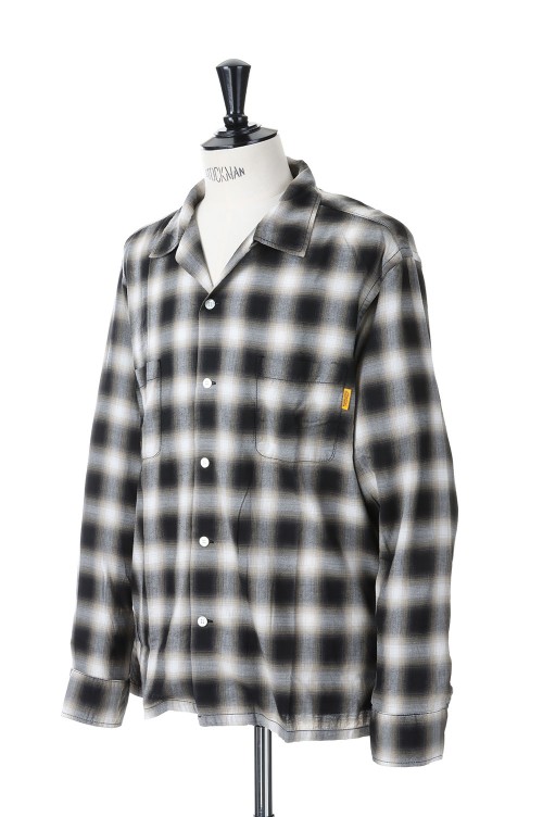 黒タタキSL/朱天黒 Hollywood Ranch Market Ombre Check Shirt