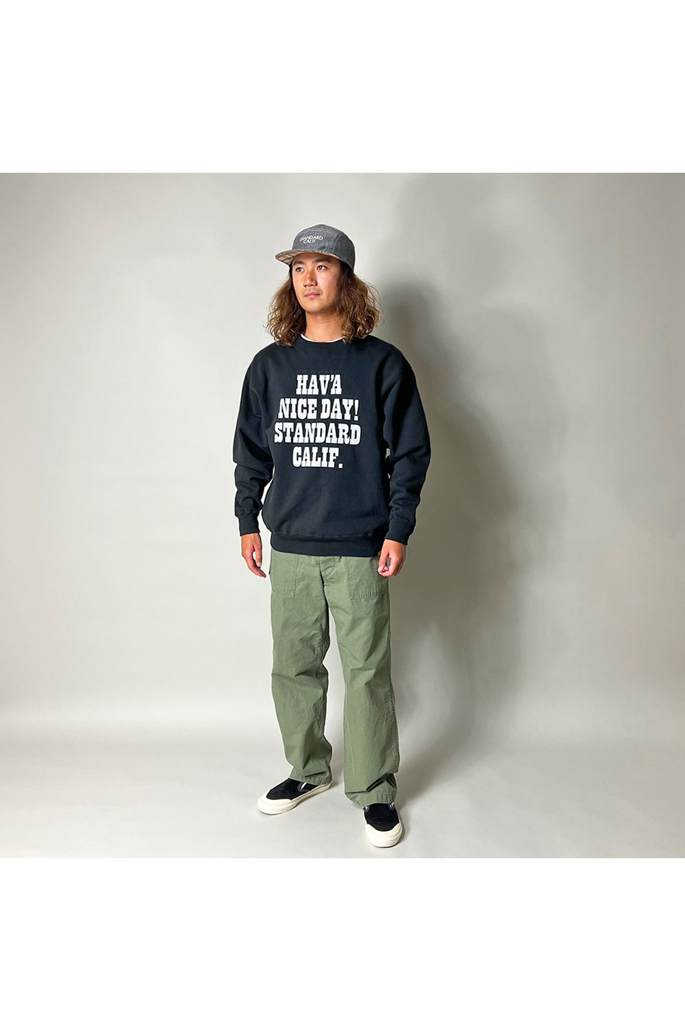 一部予約！】 SD US Cotton H.N.D. Logo Crew Sweat Lサイズ tbg.qa