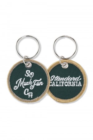 HIGHTIDE / SD Stitch Work Key Holder - GREEN