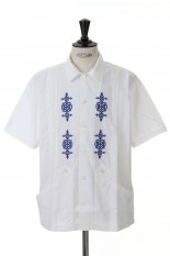 SD Guayabera Shirt - WHITE