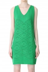 Knit Mini Dress -GREEN(23SS402B)