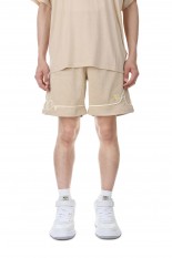Abc. 123. Soutache Basketball Shorts / Feldspar Ecru（ABC123SOUBSH）