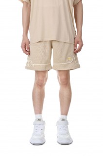 Abc. 123. Soutache Basketball Shorts / Feldspar Ecru（ABC123SOUBSH）