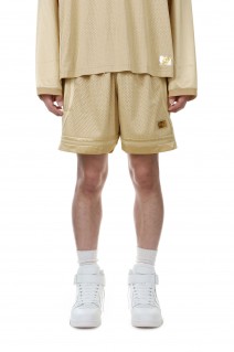 Abc. 123. Mesh Satin Basketball Shorts / Feldspar Ecru（ABC123MSBS）