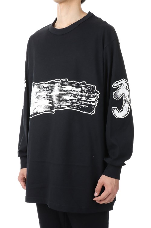 Y-3 (ワイスリー) GFX LS TEE OFFWHITE-