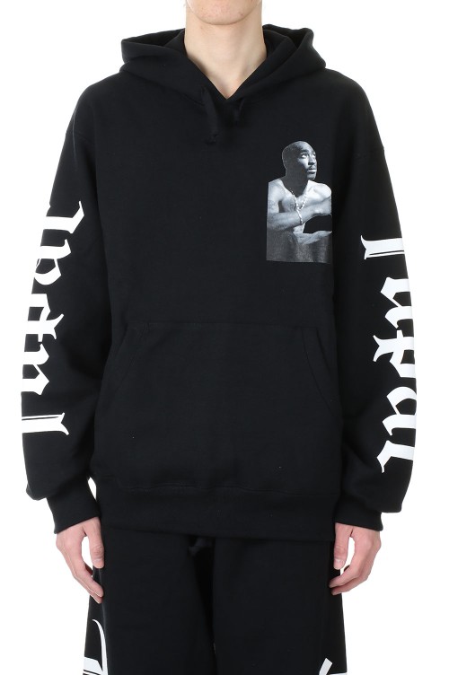 TUPAC / HEAVY WEIGHT PULLOVER HOODED SWEAT SHIRT ( TYPE-1