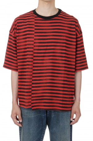 Hazy Border Uneven Loose T-SH / 17 RPT (2306-6001)