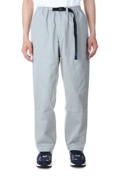 CLASP TWILL TROUSERS - GRAY (231WVDS-PTM04) | セレクトショップ ...