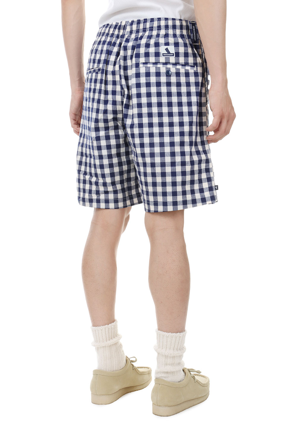 SHORE GINGHAM SHORTS - BLUE (231WVDS-PTM08) | セレクトショップ