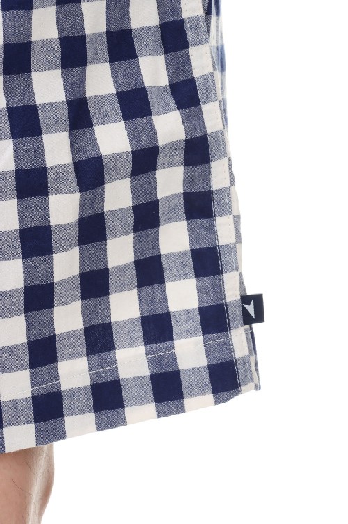 SHORE GINGHAM SHORTS - BLUE (231WVDS-PTM08) | セレクトショップ