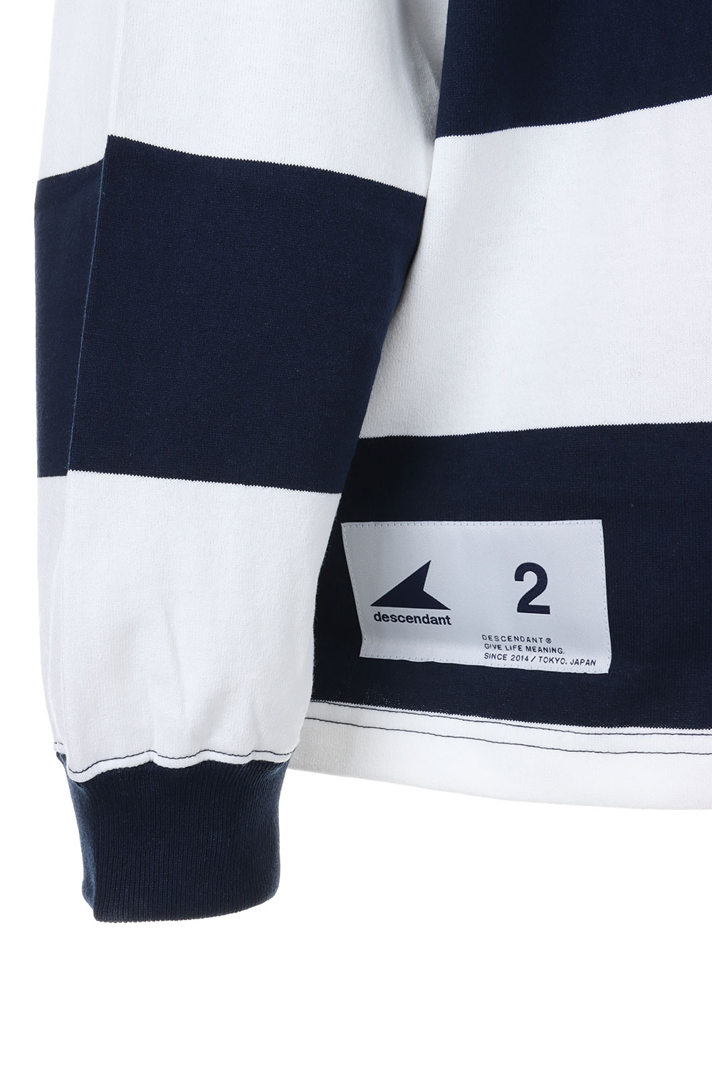 HORIZONTAL STRIPE LS - NAVY (231ATDS-CSM08) | セレクトショップ