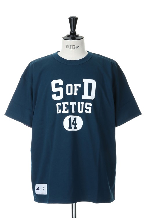 DESCENDANT PADDLE SS Tシャツ ネイビー-