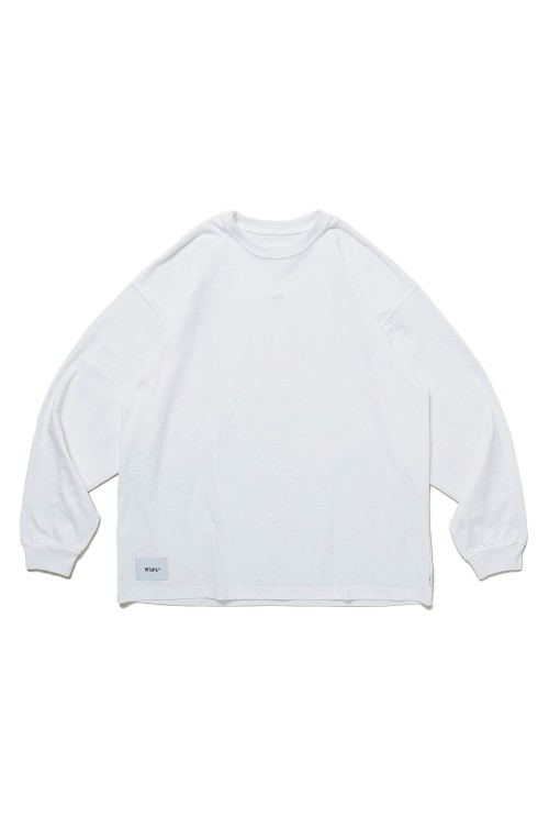 AII 01 / LS / COTTON. SIGN / WHITE (231ATDT-CSM08) | セレクト