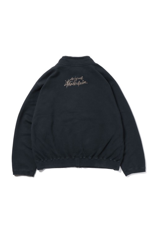 MOCK NECK SWEAT ZIP UP / BLACK | セレクトショップ｜DeepInsideinc