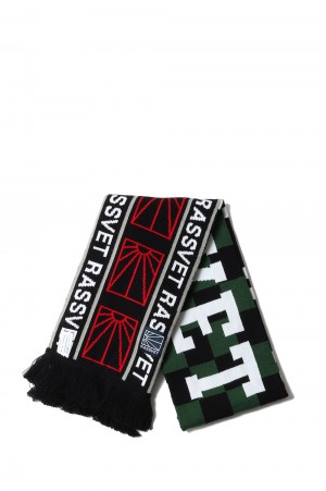 MEN MULTI PANEL SPORTS SCARF KNIT(PACC13K006)-MULTI- | セレクト