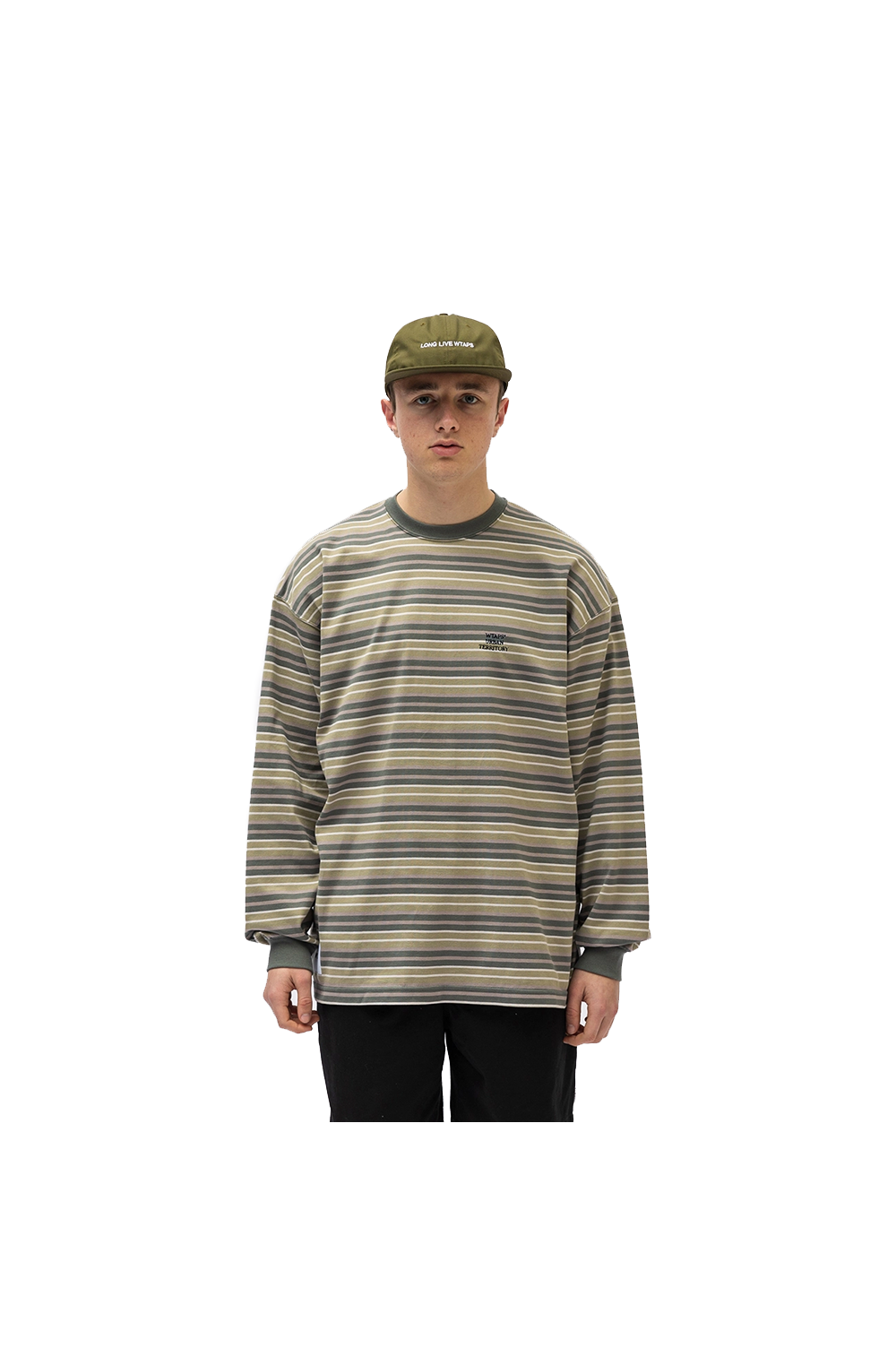 大特価放出！ 22AW WTAPS BDY 02 LS COTTON TEXTILE ボーダー