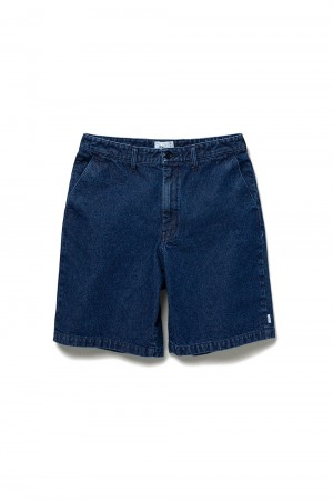 WRKS2001 / SHORTS / COTTON. DENIM / INDIGO (231BRDT-PTM07