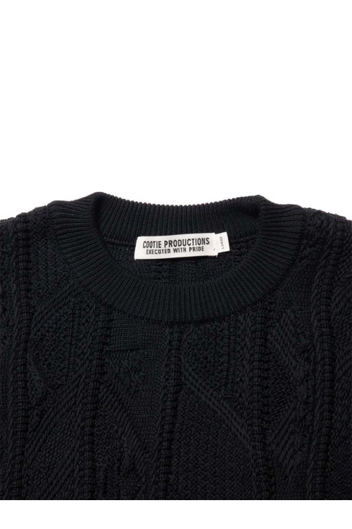 3D JACQUARD KNIT L/S CREW-