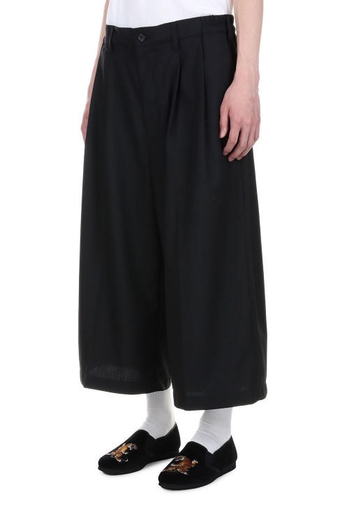 T/R Shin Cut Wide Easy Trousers(CTE-23S113)-Black- | セレクト