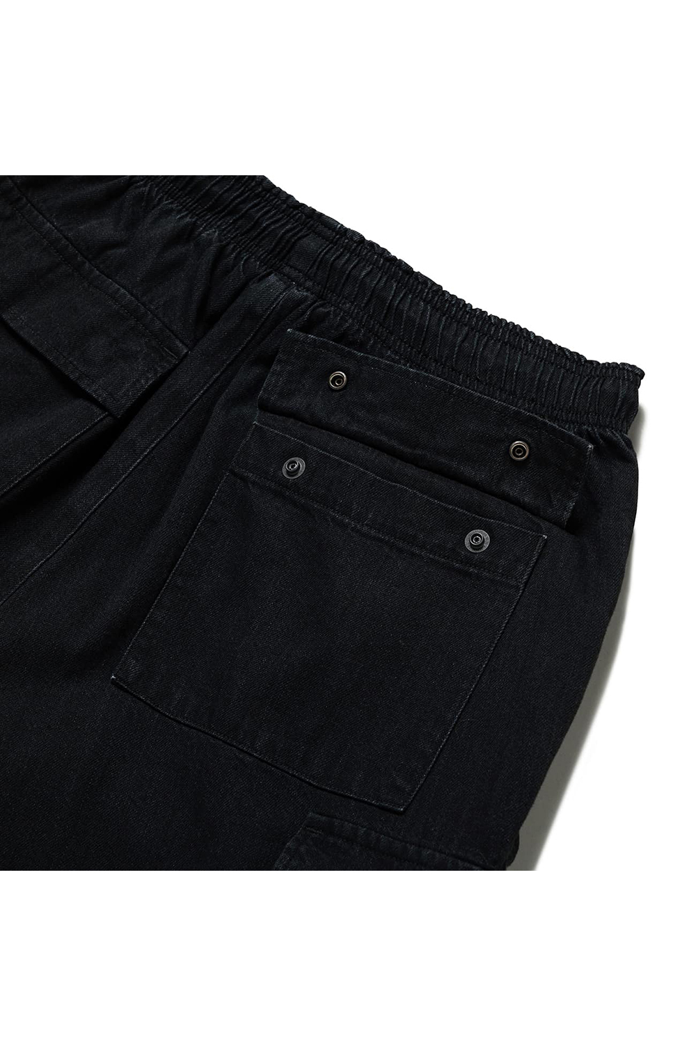 MILT2001 / TROUSERS / COTTON. DENIM / BLACK (231WVDT-PTM02